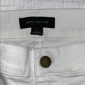Ann Taylor white jeans